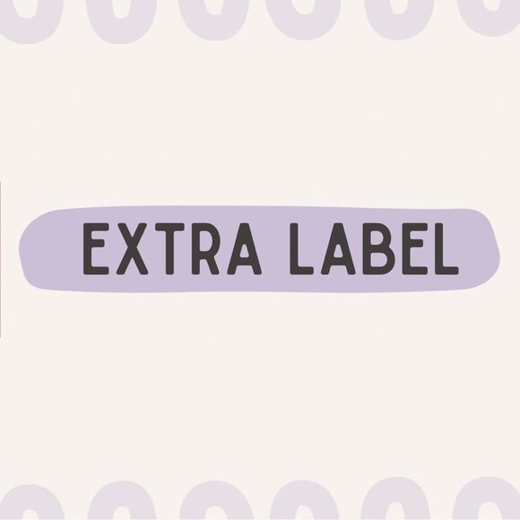 Extra Label - Picture 1 of 1